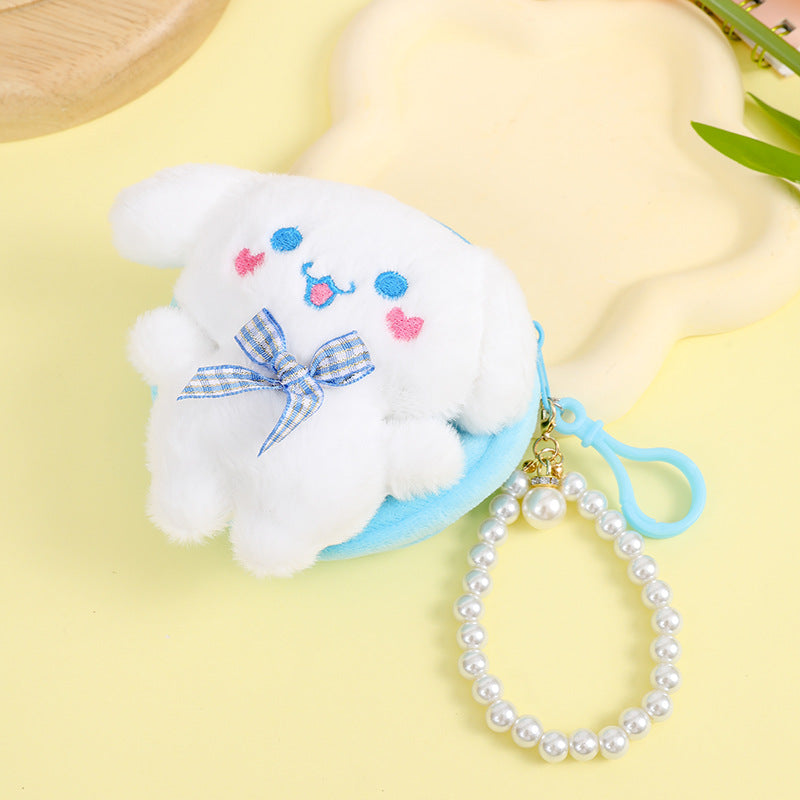 Children's Pendant Plush Creative Mini Clow Storage Coin Purses