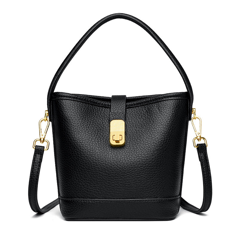 Women's Fashion Simple Multilayer One Minority Soft Crossbody Bags