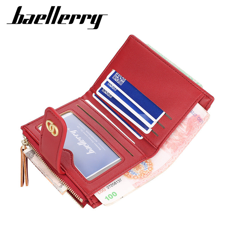 Women's Short Zipper Small Korean Style Driving Ladies Wallets