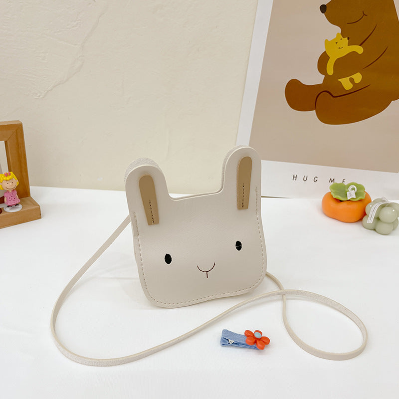 Décoration de lapin, petits sacs à bandoulière pour enfants, petit garçon de dessin animé