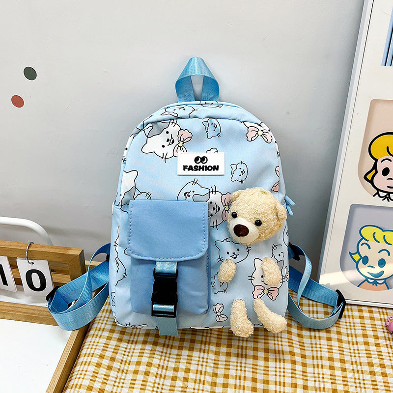 Children's Korean Style Bear Doll Lightweight Fashion Children's Backpacks