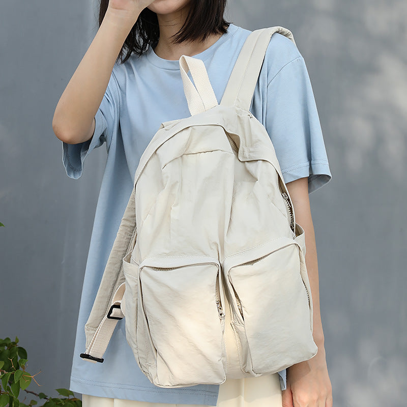 Women's Artistic Canvas Preppy Style Nylon Fashion Backpacks