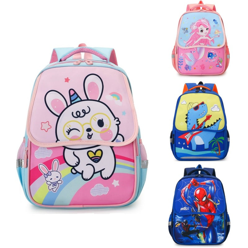 Children's Boys Cute Cartoon Mermaid Princess Grade Bags