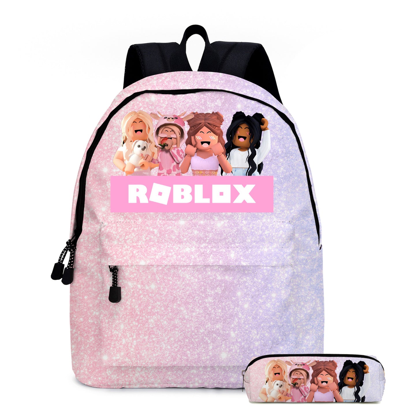 New Rob Two-piece Primary Anime Shoulders Elementary School Students' Schoolbags