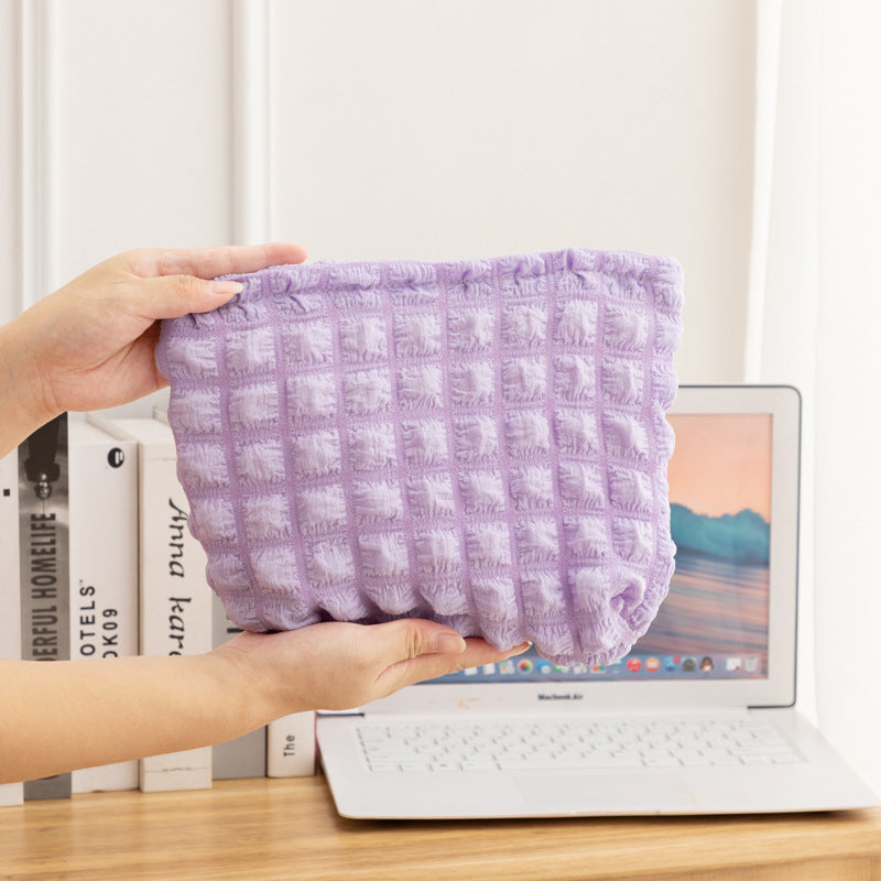 Bubble Cloud Portable Large Capacity Canvas Cosmetic Bags