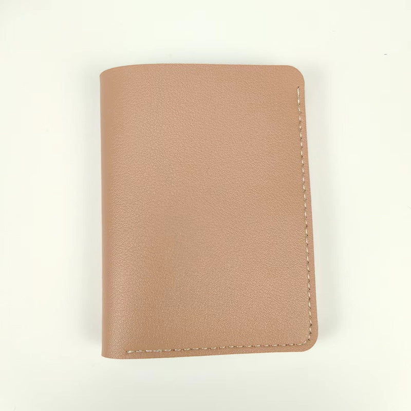 Women's Short With Buttons Two Fold Simple Ladies Wallets