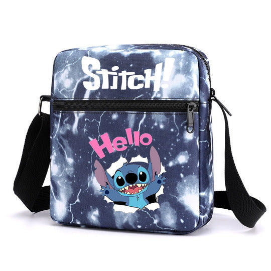 Comfortable Graceful Star Stitch Lunch Box Elementary School Students' Schoolbags