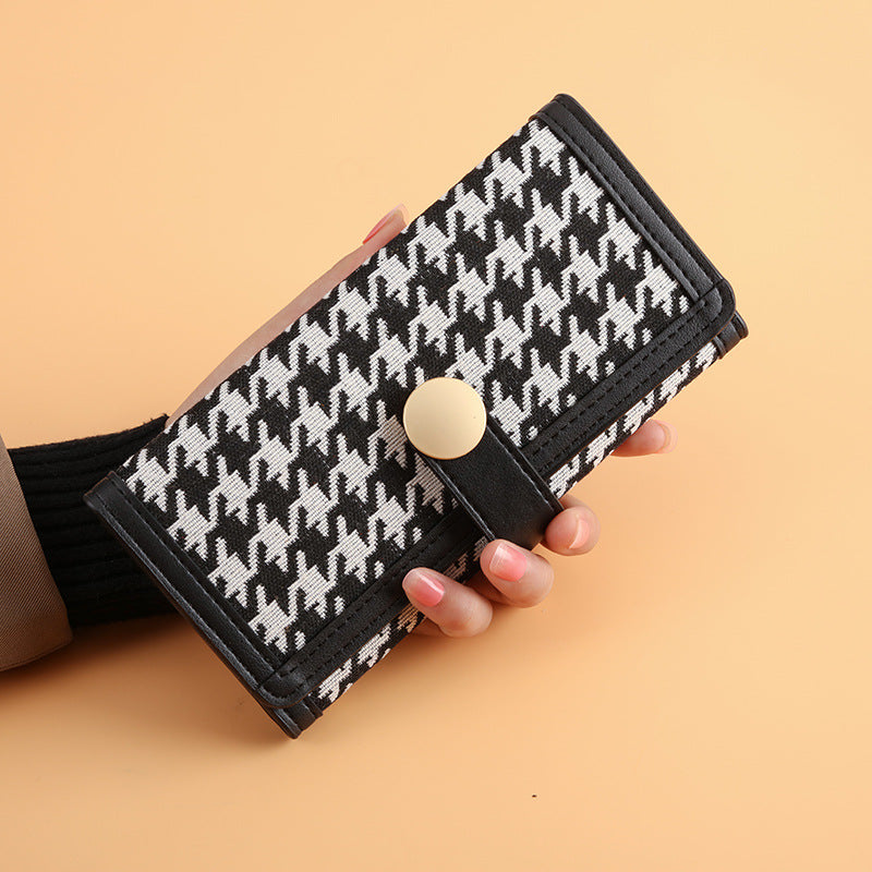 Women's Simple Fashion Small Long Multi Slots Ladies Wallets