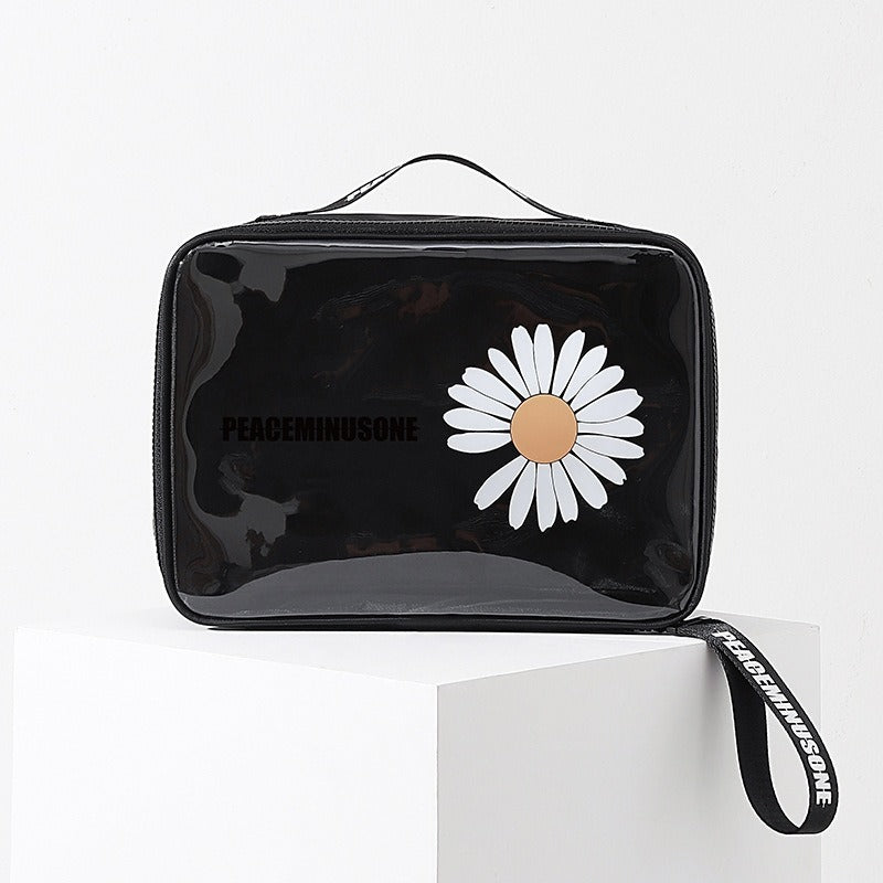 Daisy Transparent Waterproof Wash Storage Portable Cosmetic Bags