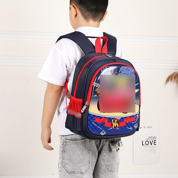 Children's Car Cartoon Small Medium Large Class Kindergarten School Bags