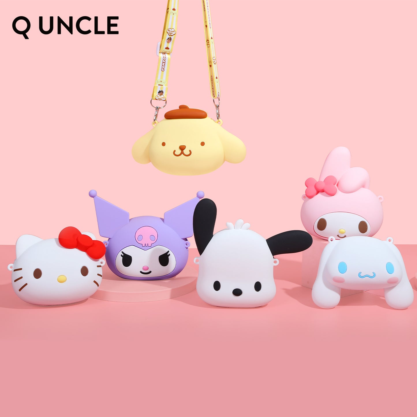 Authorized Hello Kitty Silicone Cartoon Melody Purses