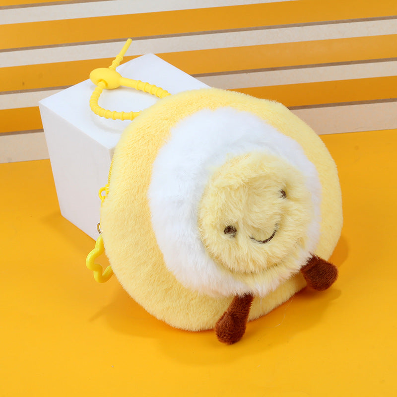 Food Doll Storage Creative Zipper Plush Coin Purses