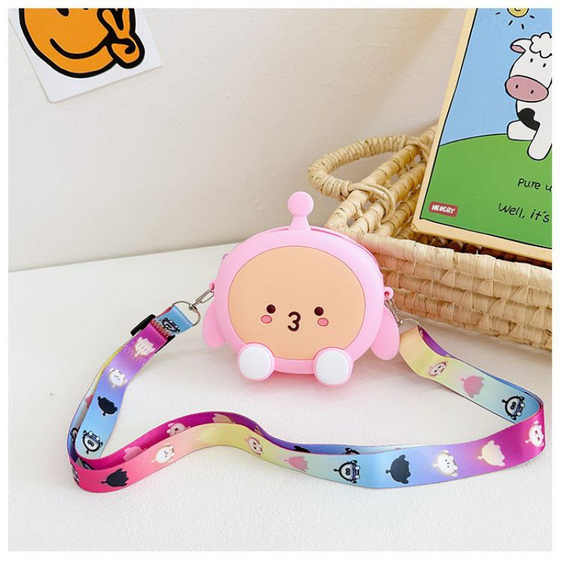 Children's Egg Puff Pocket Money Cute Cartoon Children's Waist Packs