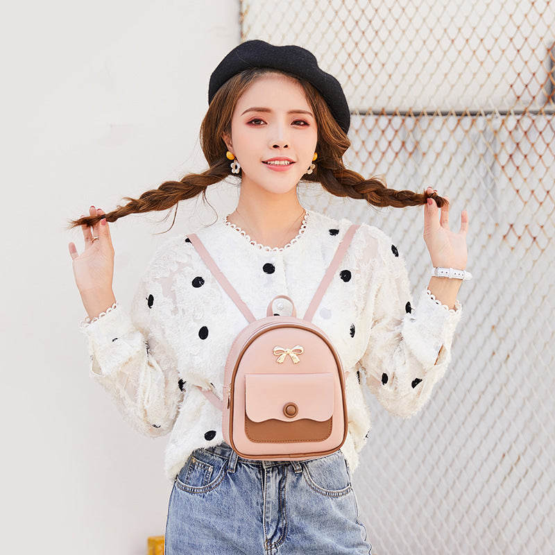 Women's Summer Fashion Small Mobile Gift Square Backpacks