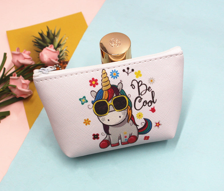 Women's & Children's & Cute Cartoon Unicorn Small Earphone Phone Bags