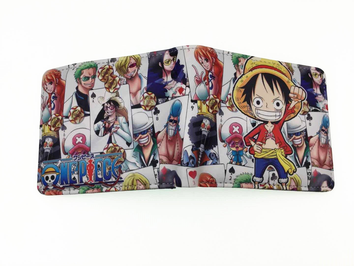 Piece Anime Peripheral Short Trendy Unique Ladies Wallets