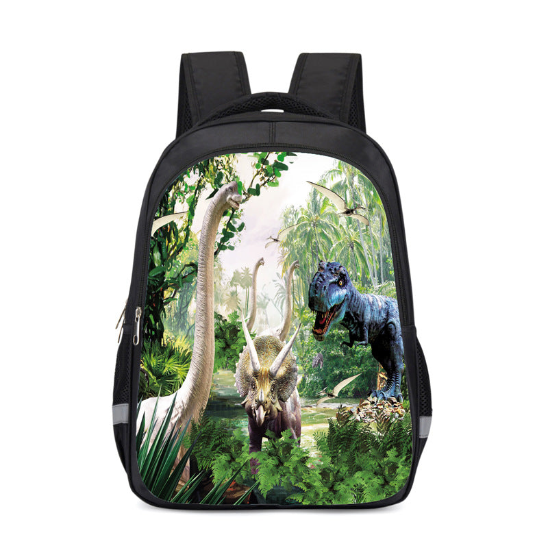 Boy Dinosaur Grade Waterproof Cartoon Burden Middle School Students' Schoolbags