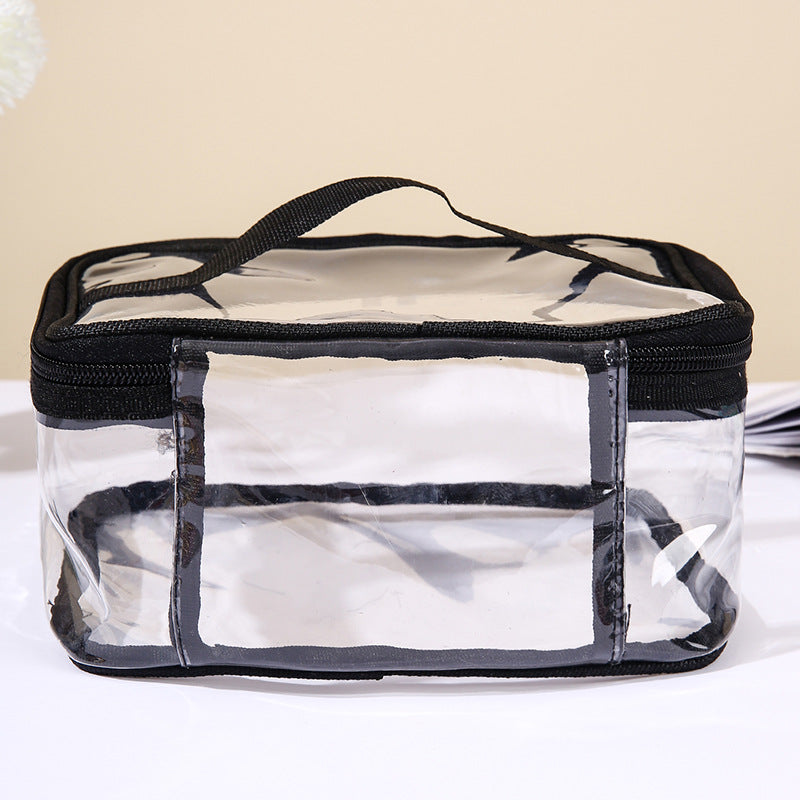 Transparent Hand Square Storage Wash Cosmetics Cosmetic Bags