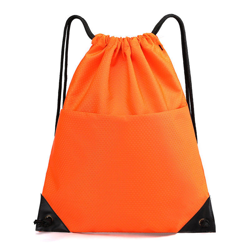 Capacity Oxford Cloth Simple Drawstring Football Sports Backpacks