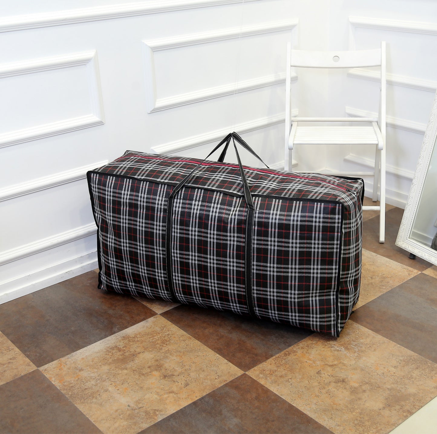 Bagage portatif mobile imperméable de couette de tissu d'Oxford