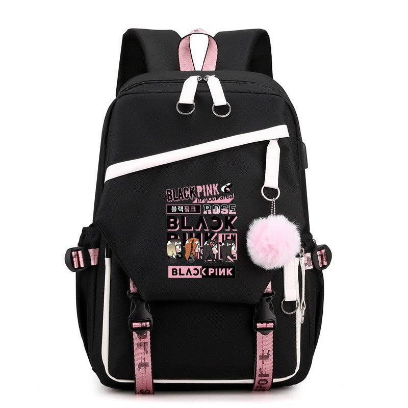 Park Kim Starry Sky Korean Style Backpacks