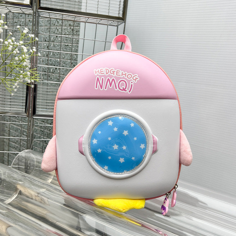 Cartoon Cute Boys Eggshell Shaped Trendy Cool Creative Little Children's Backpacks