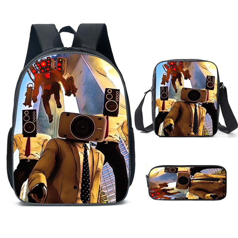 Children's Cool Charming Popular Classy Toilet Elementary School Students' Schoolbags