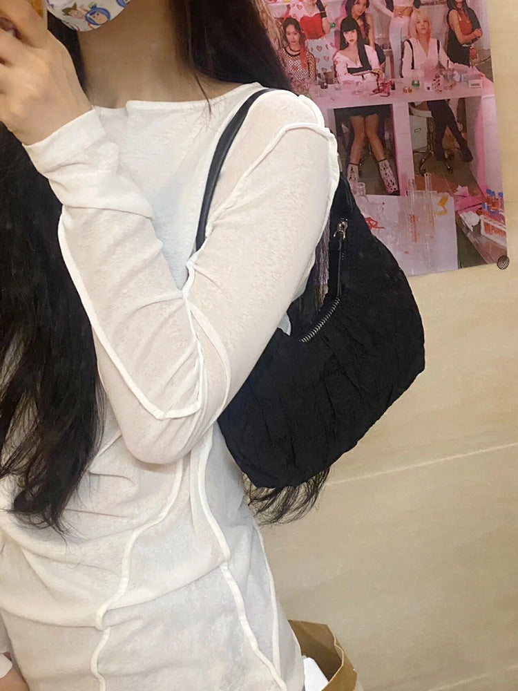 Autumn Fashion Cloth Dumplings Sweet Cool Shoulder Bags