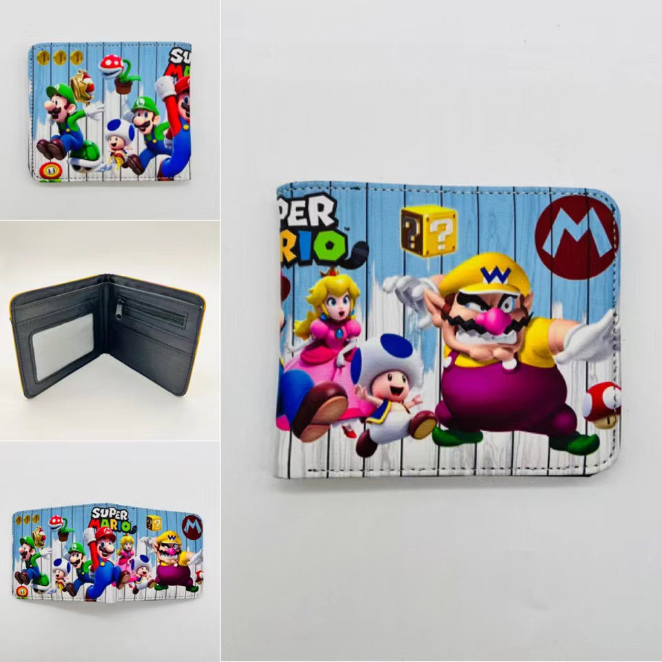 Women's & Men's & Mary Short Fashion Trend Mario Ladies Wallets