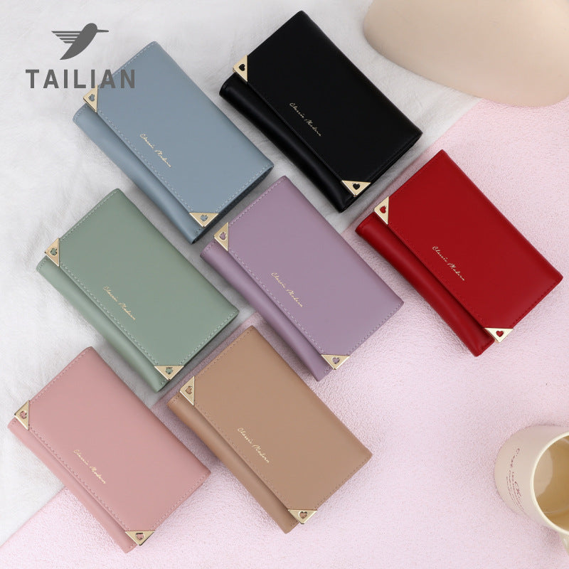 Trendy Large Capacity Fashion High Sense Ladies Wallets