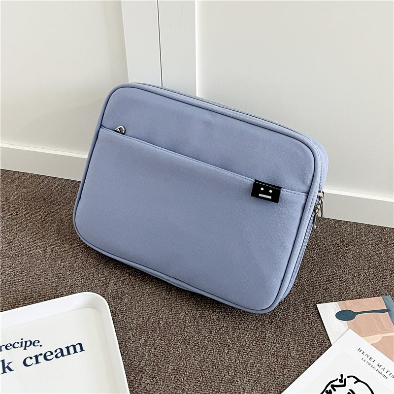 Nylon Simple Solid Color Liner Inch Waterproof Tablet Bags