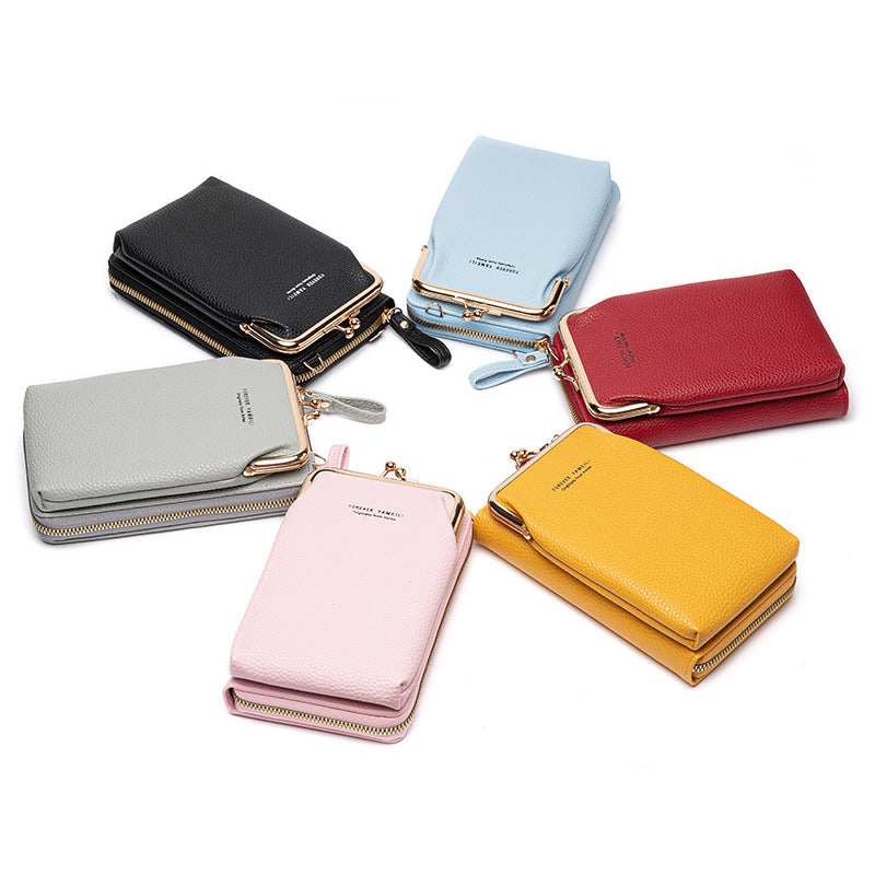 Women's Mobile Korean Fashion Small Square Mini Phone Bags