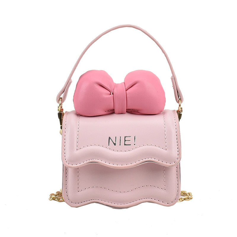 Women's Spring Mini Bow Chain Small Children's Shoulder Bags