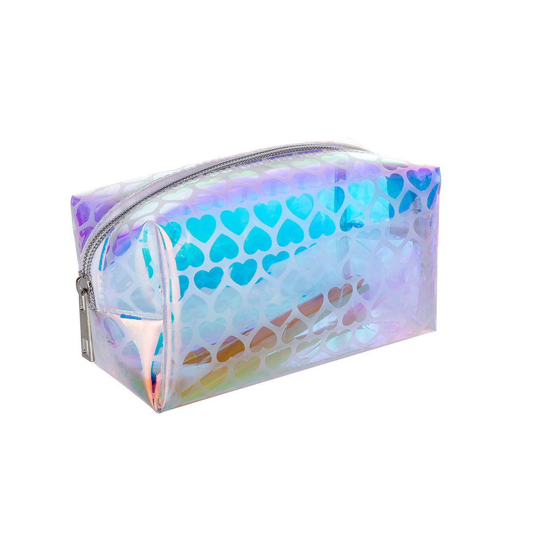 Laser Waterproof Leopard Print Heart Dot Cosmetic Bags