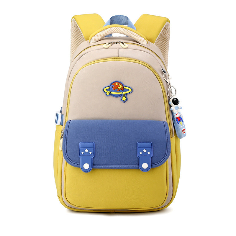 Children's Boys Portable Burden Alleviation One Two Elementary School Students' Schoolbags