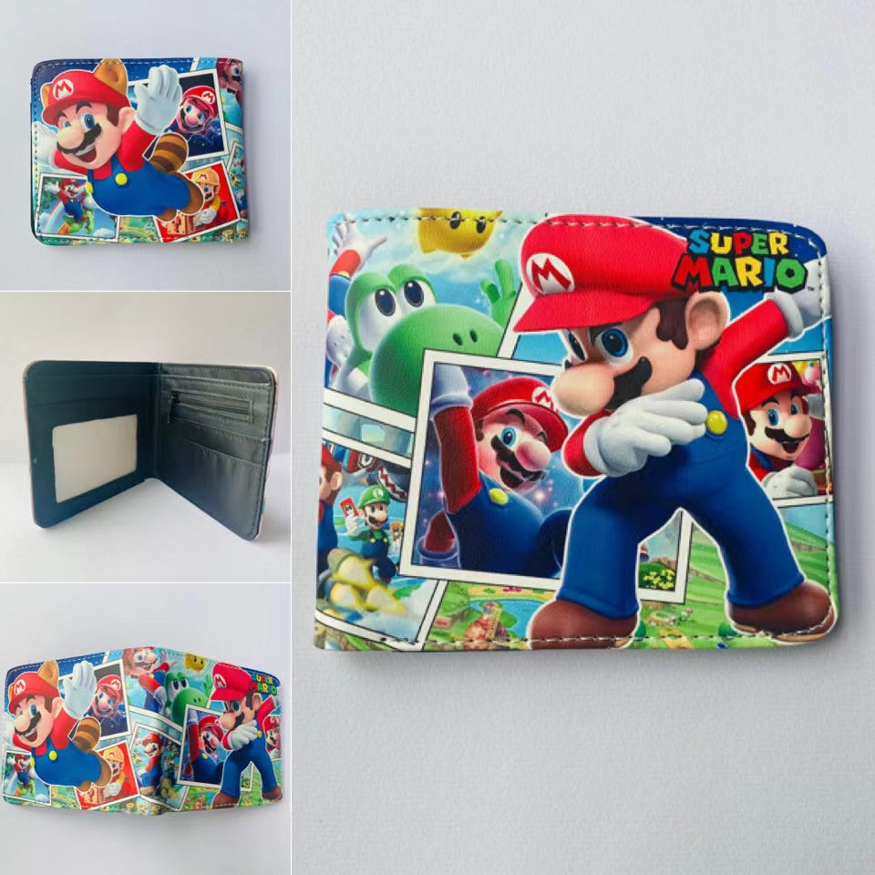 Women's & Men's & Mary Short Fashion Trend Mario Ladies Wallets