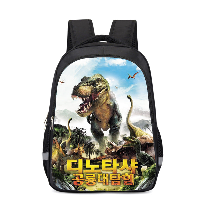 Boy Dinosaur Grade Waterproof Cartoon Burden Middle School Students' Schoolbags