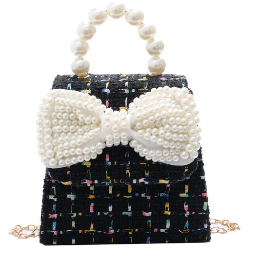 Children's Cute Pearl Hand Mini Princess Accessory Bags