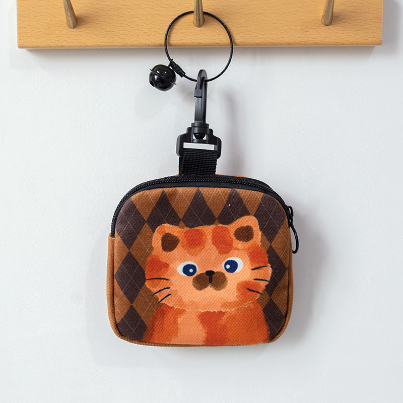 Children's Lovely Hanging Piece Pendant Plush Sanitary Purses