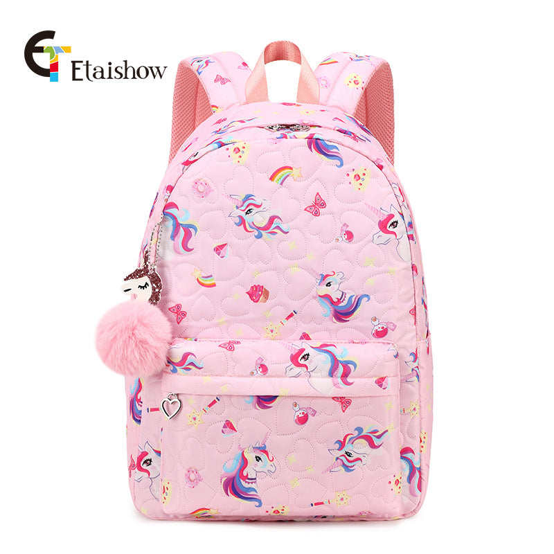 Children's Printed Cute Primary Lightweight Simple Campus Elementary School Students' Schoolbags