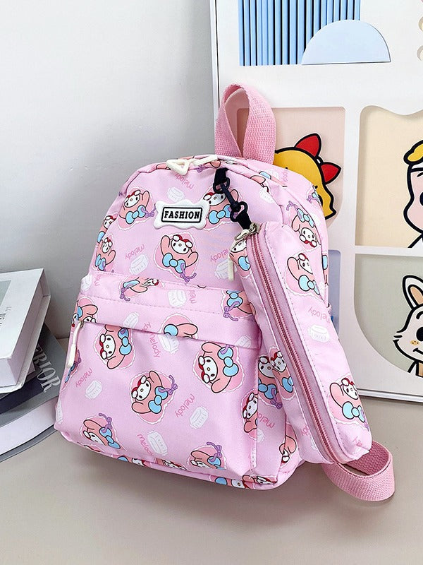 Dessin animé imprimé pour des sacs d'école de maternelle assortis mignons et enfantins