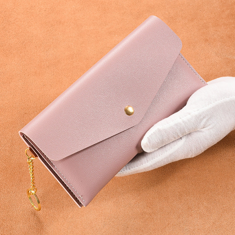 Pochette longue et fine pour femmes, Simple, mode, grands portefeuilles pour dames