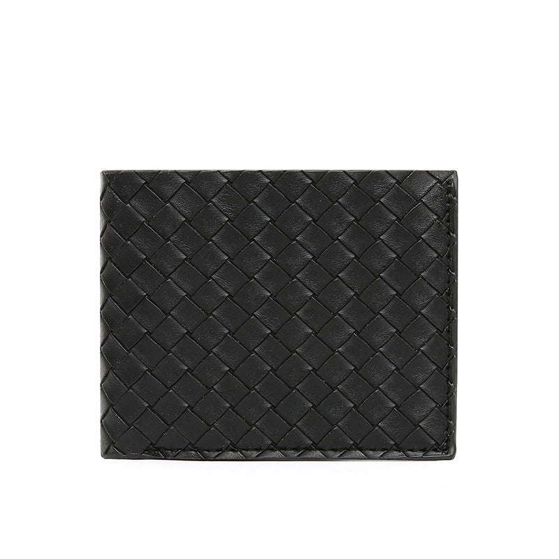 Men's Woven Short Gift Comfortable Texture Multiple Men's Wallets