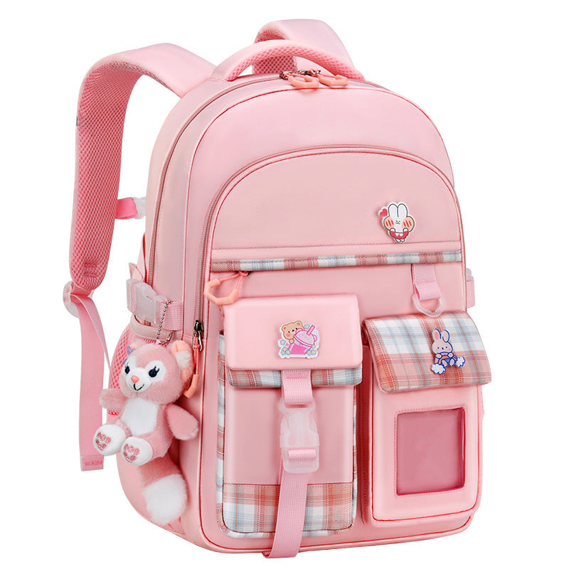 Primary Female Cute Lightweight Burden Alleviation Elementary School Students' Schoolbags