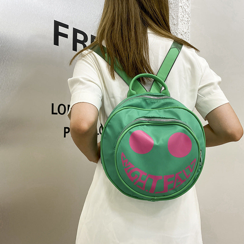 Niche Wild Small Round Cute Personalized Backpacks