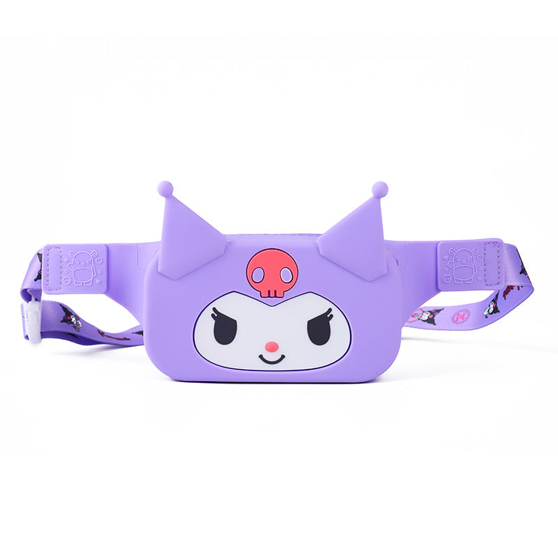 Authorized Hello Kitty Silicone Cartoon Melody Children's Waist Packs