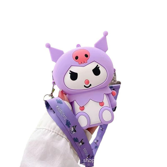 Children's Clow Melody Silicone Cute Cartoon Change Children's Coin Purse