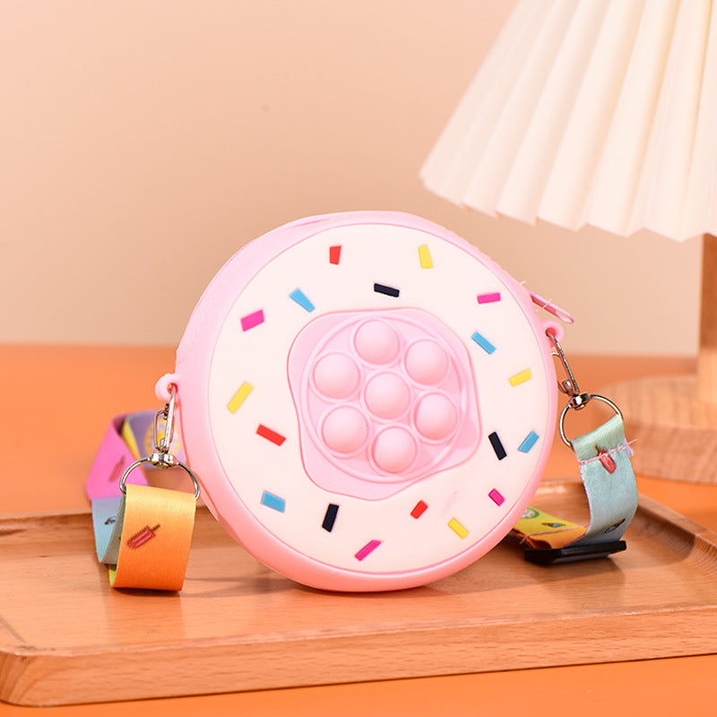 Cute Donut Mouse Killer Pioneer Silicone Coin Purses