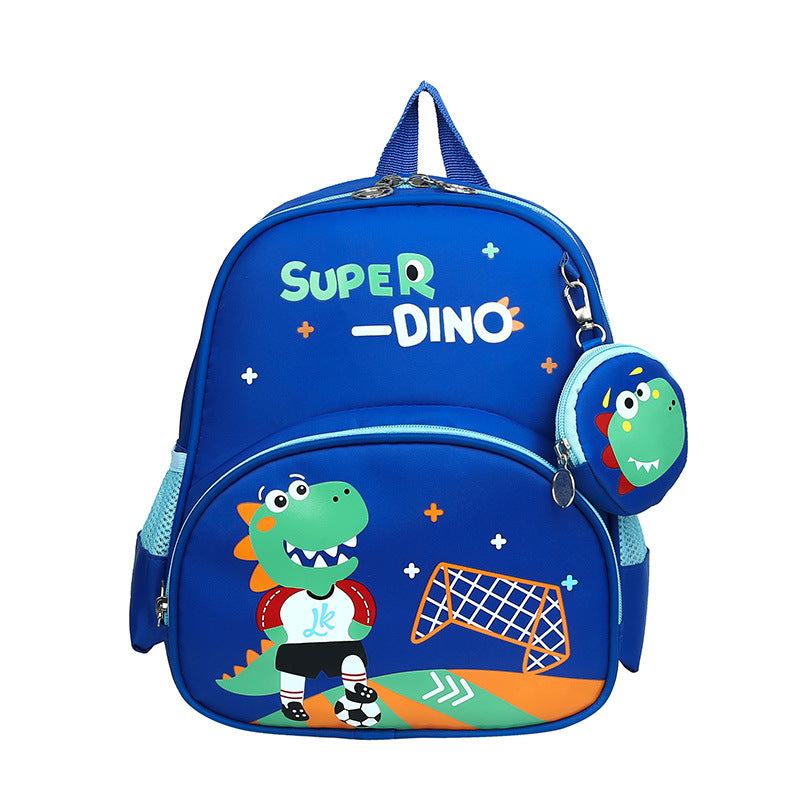 Children's Cartoon Fashion Boys Burden Reduction Spine Children's Backpacks