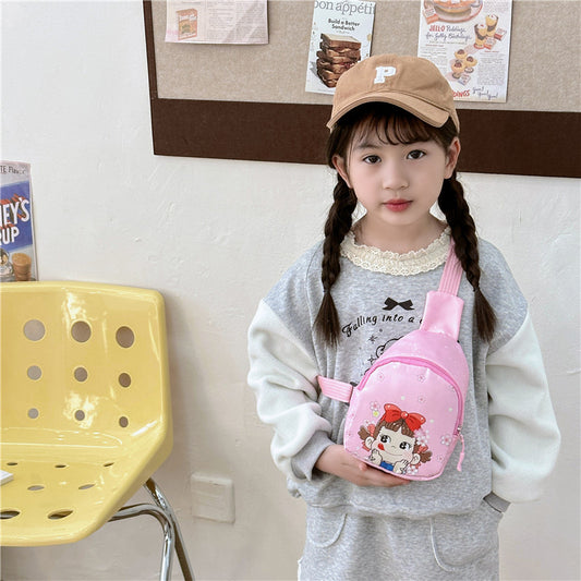 Children's Cartoon Cute Printed Anime Simple Fashion Children's Waist Packs